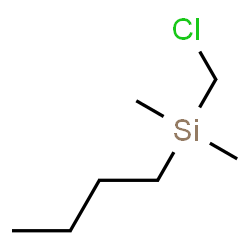 ChemSpider 2D Image | Butyl(chloromethyl)dimethylsilane | C7H17ClSi