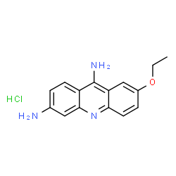 ChemSpider 2D Image | 7-Ethoxyacridine-3,9-diamine hydrochloride | C15H16ClN3O