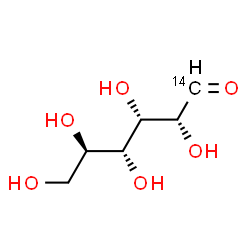 ChemSpider 2D Image | (1-~14~C)Glucose | C514CH12O6