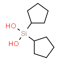 ChemSpider 2D Image | Dicyclopentylsilanediol | C10H20O2Si