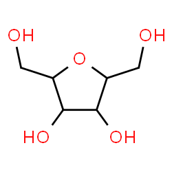 ChemSpider 2D Image | 2,5-Bis(hydroxymethyl)tetrahydro-3,4-furandiol | C6H12O5