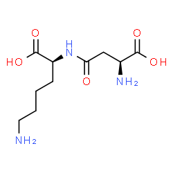 ChemSpider 2D Image | L-beta-Aspartyl-L-lysine | C10H19N3O5