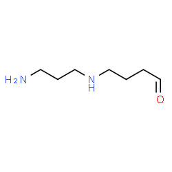 ChemSpider 2D Image | 4-[(3-Aminopropyl)amino]butanal | C7H16N2O