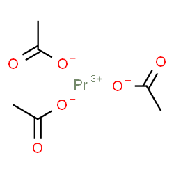 ChemSpider 2D Image | Praseodymium acetate | C6H9O6Pr