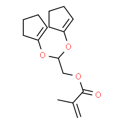 ChemSpider 2D Image | Dicyclopentenyloxyethyl methacrylate | C16H22O4