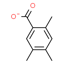 ChemSpider 2D Image | 2,4,5-Trimethylbenzoate | C10H11O2