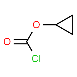 ChemSpider 2D Image | Cyclopropyl chloroformate | C4H5ClO2