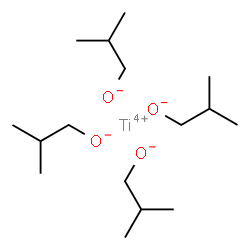 ChemSpider 2D Image | Titanium(4+) tetrakis(2-methyl-1-propanolate) | C16H36O4Ti