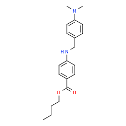 ChemSpider 2D Image | Butyl 4-{[4-(dimethylamino)benzyl]amino}benzoate | C20H26N2O2
