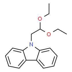 ChemSpider 2D Image | 9-(2,2-Diethoxyethyl)-9H-carbazole | C18H21NO2