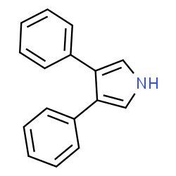 ChemSpider 2D Image | 3,4-Diphenyl-pyrrole | C16H13N