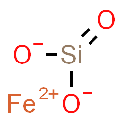 ChemSpider 2D Image | Iron(2+) oxosilanediolate | FeO3Si