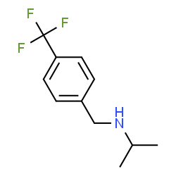 ChemSpider 2D Image | N-[4-(Trifluoromethyl)benzyl]-2-propanamine | C11H14F3N