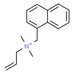 ChemSpider 2D Image | N,N-Dimethyl-N-(1-naphthylmethyl)-2-propen-1-aminium | C16H20N