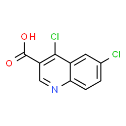 ChemSpider 2D Image | 4,6-Dichloro-3-quinolinecarboxylic acid | C10H5Cl2NO2