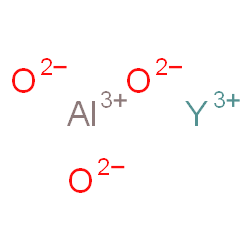 ChemSpider 2D Image | aluminum; oxygen(-2) anion; yttrium(+3) cation | AlO3Y