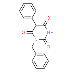ChemSpider 2D Image | 1-Benzyl-5-phenylbarbituric Acid | C17H14N2O3
