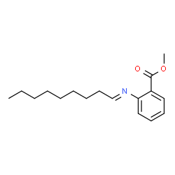 ChemSpider 2D Image | Methyl 2-(nonylideneamino)benzoate | C17H25NO2
