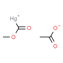 ChemSpider 2D Image | (Methoxycarbonyl)mercury(1+) acetate | C4H6HgO4