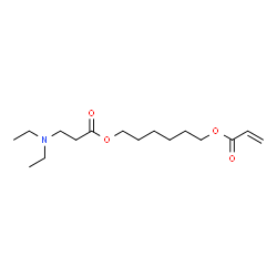 ChemSpider 2D Image | 6-(Acryloyloxy)hexyl N,N-diethyl-beta-alaninate | C16H29NO4