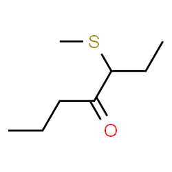ChemSpider 2D Image | 3-(Methylsulfanyl)-4-heptanone | C8H16OS