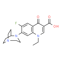 ChemSpider 2D Image | binfloxacin | C19H22FN3O3