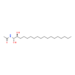 ChemSpider 2D Image | N-[(1S,2S)-1,2-Dihydroxyoctadecyl]acetamide | C20H41NO3