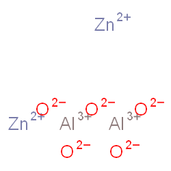 ChemSpider 2D Image | dialuminum dizinc oxygen(-2) anion | Al2O5Zn2