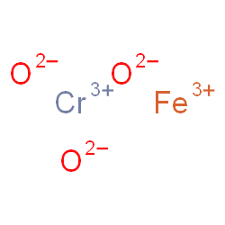 ChemSpider 2D Image | chromic ferric oxygen(-2) anion | CrFeO3