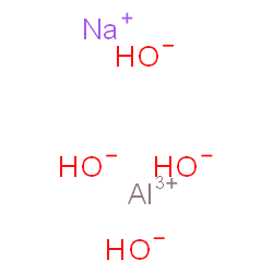 ChemSpider 2D Image | Aluminum sodium hydroxide (1:1:4) | H4AlNaO4