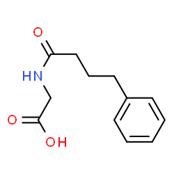 ChemSpider 2D Image | N-(4-Phenylbutanoyl)glycine | C12H15NO3