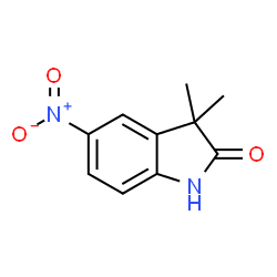 ChemSpider 2D Image | 3,3-Dimethyl-5-nitroindolin-2-one | C10H10N2O3