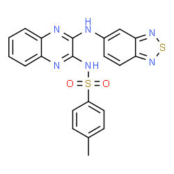 ChemSpider 2D Image | pilaralisib | C21H16N6O2S2