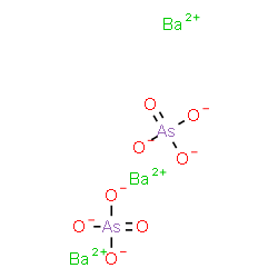 ChemSpider 2D Image | Barium arsenate (3:2) | As2Ba3O8