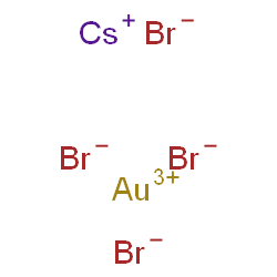 ChemSpider 2D Image | Caesium gold(3+) bromide (1:1:4) | AuBr4Cs