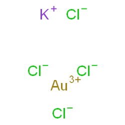 ChemSpider 2D Image | Gold(3+) potassium chloride (1:1:4) | AuCl4K