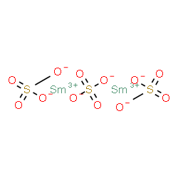 ChemSpider 2D Image | Samarium(3+) sulfate (2:3) | O12S3Sm2
