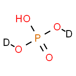 ChemSpider 2D Image | (O,O-~2~H_2_)Phosphoric acid | HD2O4P
