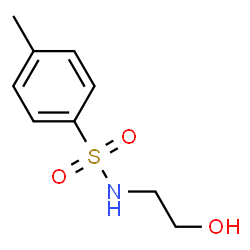 ChemSpider 2D Image | N-(2-Hydroxyethyl)-4-methylbenzenesulfonamide | C9H13NO3S