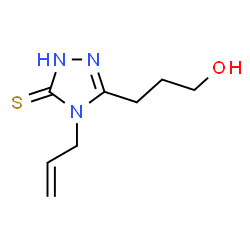 ChemSpider 2D Image | 3-(4-Allyl-5-sulfanyl-4H-1,2,4-triazol-3-yl)propan-1-ol | C8H13N3OS
