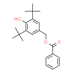 ChemSpider 2D Image | 3,5-di-tert-butyl-4-hydroxybenzyl benzoate | C22H28O3