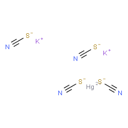 ChemSpider 2D Image | Mercury potassium thiocyanate (1:2:4) | C4HgK2N4S4