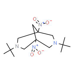 ChemSpider 2D Image | 3,7-Di-tert-butyl-1,5-dinitro-3,7-diazabicyclo[3.3.1]nonane | C15H28N4O4