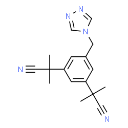 ChemSpider 2D Image | Anastrozole Isomer | C17H19N5
