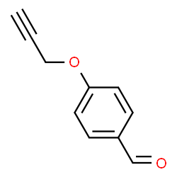 ChemSpider 2D Image | 4-(prop-2-ynyloxy)benzaldehyde | C10H8O2