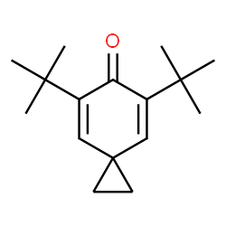 ChemSpider 2D Image | 5,7-Di-tert-butylspiro[2.5]octa-4,7-dien-6-one | C16H24O