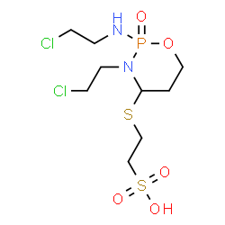ChemSpider 2D Image | IFOSFAMIDE-4-(2-THIOETHYLSULPHONIC ACID) | C9H19Cl2N2O5PS2