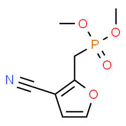 ChemSpider 2D Image | Dimethyl [(3-cyano-2-furyl)methyl]phosphonate | C8H10NO4P