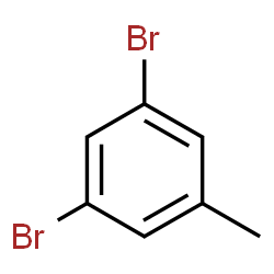 ChemSpider 2D Image | 3,5-Dibromotoluene | C7H6Br2