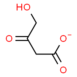 ChemSpider 2D Image | 4-hydroxy-3-oxobutyrate | C4H5O4